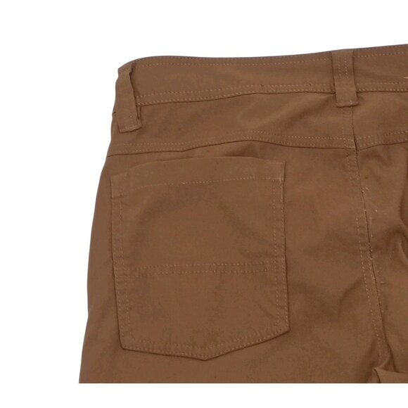 Prana Pants Mens 32x31 Brown Stretch Outdoor Hiking Slim Fit Casual Durable - Picture 7 of 9